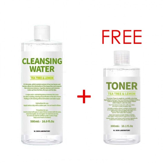 W. Skin Laboratories Trimon Water + Tea Tree Toner for skin cleansing