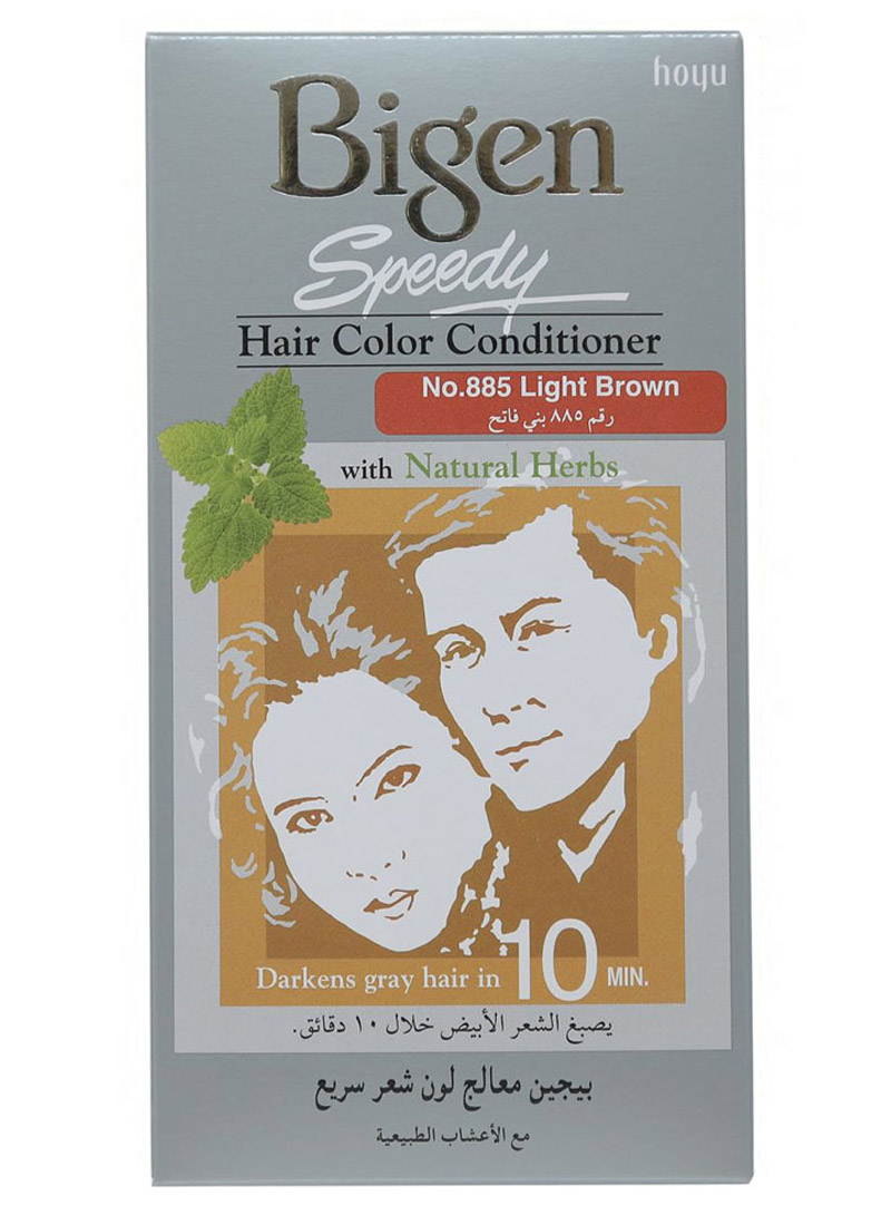 Bigen Speedy Hair Color Conditioner 885 Light Brown, 80 gm