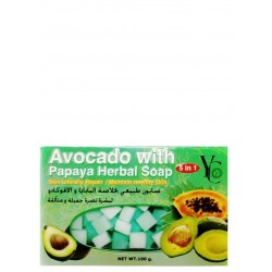 YC Avocado with papaya Herbal Soap, 100 g