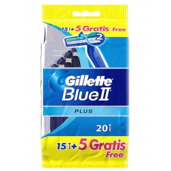 Gillette Blue II Plus Disposable Razor 15+5 pc