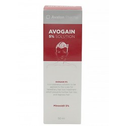 Avalon Pharma Avogain 5% Solution + 5% minoxidil Spray 50 ml