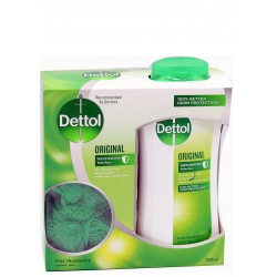  Dettol Original Anti-Bacterial Body Wash With Puff 250ml