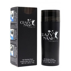 Crazy Nash Cosmetic Hair Building - Black 25 Gm
