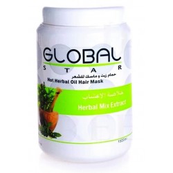 Globalstar Hot Herbal Oil Hair Mask Herbal Mix Extract 1500 ml
