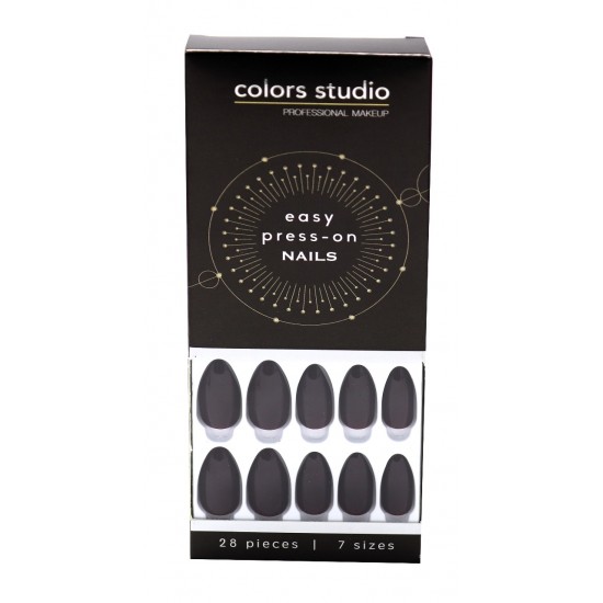 Colors Studio Easy Press On Nails 28 Pcs 7 Sizes NO. CS-NT01