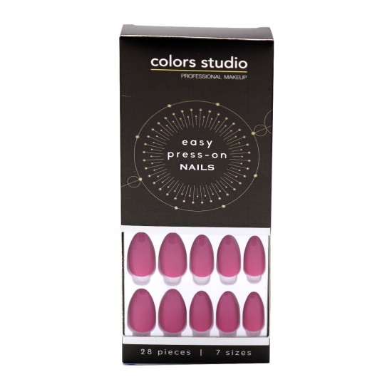 Colors Studio Easy Press On Nails 28 Pcs 7 Sizes NO. CS-NT20