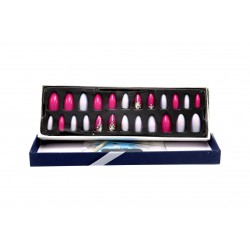 Sticky Nails attractive multi-size easy-to-install adhesive nails BK 19-94 piece 24