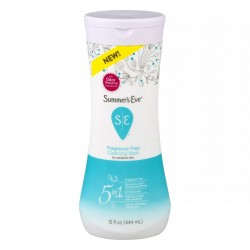 Summer's Eve 5-in-1 Cleansing Fragrance Free Wash, 15 fl oz 444 ml