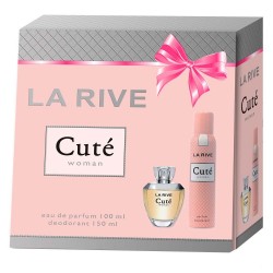 LARIVE Cutie Women Gift Set for Women - Eau de Parfum 100 ml & Deodorant 150 ml