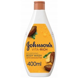 جونسون سائل استحمام للجسم مع خلاصة زبدة الكاكاو 400 مل