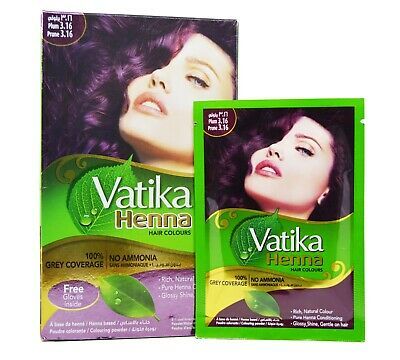 Vatika Henna Prune  Hair Colour 60 gm