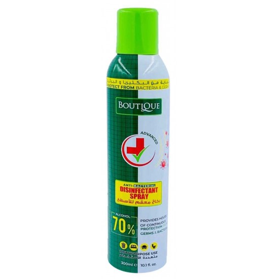 Boutique Anti Bacterial Disinfectant Spray For Multi Purpose Use 300 ml