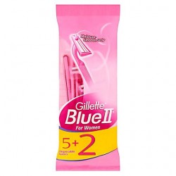 Gillette Blue II For Women 5+2 Disposable Razor
