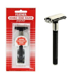 Feather Popular Double Edge Safety Razor With 2 Spare Blades