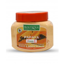 Boutique Papaya Face & Body Scrub 600 ml