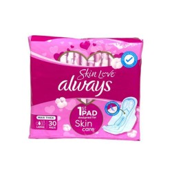 ALWAYS Cotton Soft Maxi Thick, Large, 30 Pads