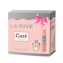 LARIVE Cutie Women Gift Set for Women - Eau de Parfum 100 ml & Deodorant 150 ml