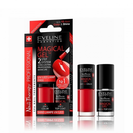 Eveline Nail Therapy Professional Magical Gel™ 2 Step System 2x5ml Set 01