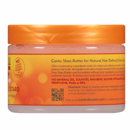 Cantu Shea Butter For Natural Hair Smoothing And Custard Color 12 oz 340g