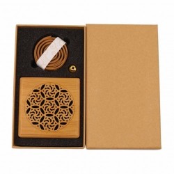 Cambodian Oud - 10 Pieces Incense Sticks with Wooden Stove and Gift Box, Poseiden Incense - A8