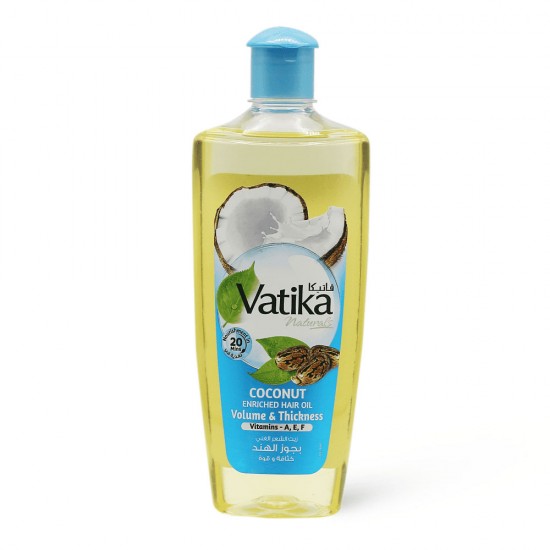 Vatika Coconut Enriched Hair Oil Volume & Thickness 300 ml