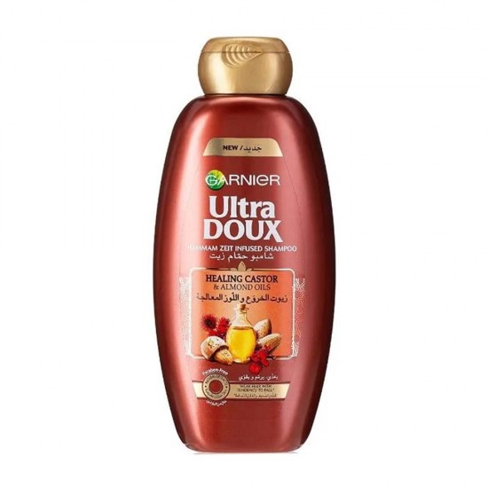 Garnier Ultra Doux fortifying shampoo with Healing Castor and Almond Oils 600ml
