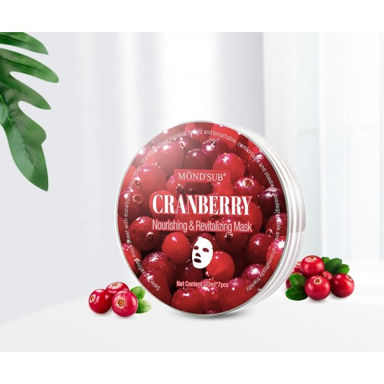 Mond Sub Anti-Aging Cranberry Face Mask With Eucalyptus Fiber 23ml
