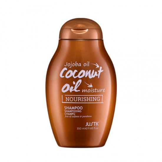 JUSTIC Moisturizing & Nourishing Shampoo with Jojoba & Coconut Oil 350 ml