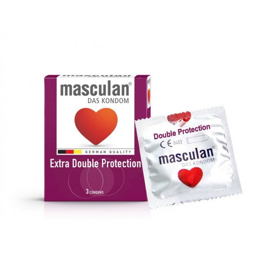 Masculan Double Protection Condom - 3 Condoms