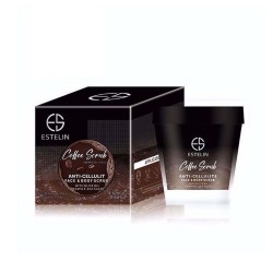 Estelin Whitening Body and Face Scrub with Coffee Extract - 280gm