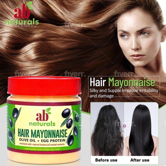 Ab Naturals Hair Mayonnaise Olive Oil And Egg Protein 500 ml