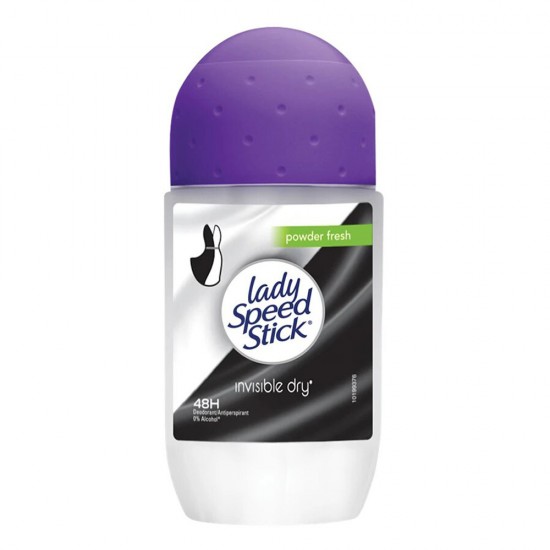 Lady Speed Stick Deodorant Roll-On PowderFresh Invisible Dry- 50ml