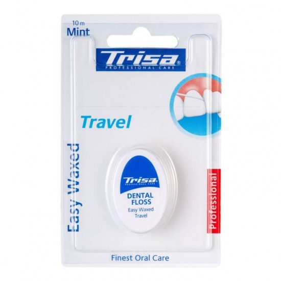 TRISA Easy Waxed Travel Fil dentaire, 10m