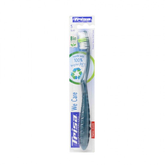 Trisa We Care Soft Toothbrush - blue