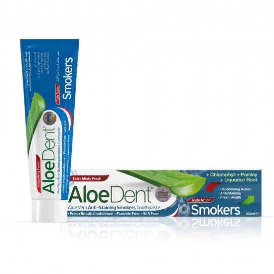 Aloe dent Anti-Staining Smokers Toothpaste - 100 ml