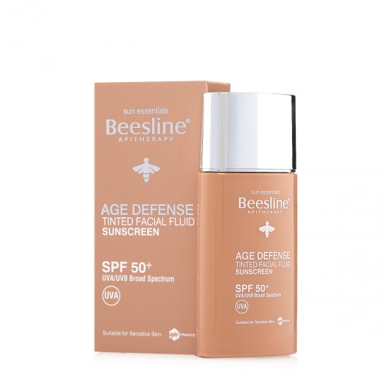 Beesline Age Defense Tinted Facial Fluid Sunscreen SPF50+ 40ML