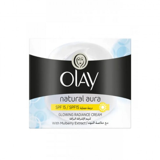 Olay Natural Aura Radiant Glow Cream with Mulberry Extract 100 gm