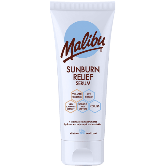 Malibu Soothing & Cooling Sunburn Relief Serum  Skin with Collagen & Aloe Vera - 75 ml
