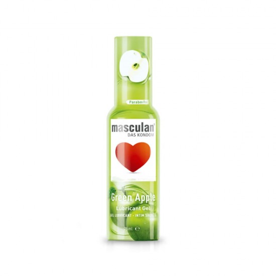 Masculan Lubricant Green Apple Flavor - 75 ml
