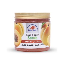 Al Attar Scrub and bleach for face and body With Apricot 580 ml