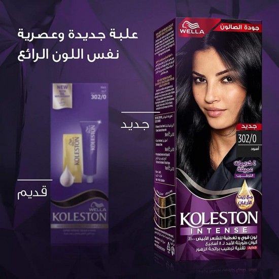 Wella Koleston Color Cream Semi-Kit - Black 302/0