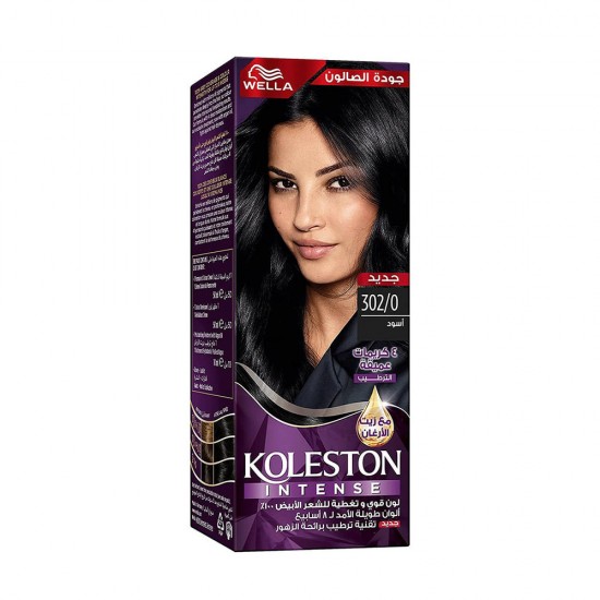 Wella Koleston Color Cream Semi-Kit - Black 302/0