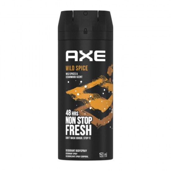 Axe Wild Spice Deodorant And Body Spray 48 Hours Fresh 150 ml