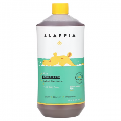 Alaffia Kids Bubble Bath with Eucalyptus Mint - 950 ml