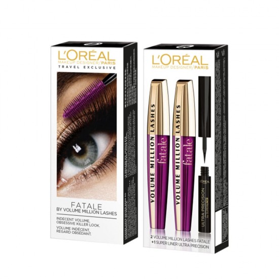 L'Oreal Paris Eye Makeup Kit Mascara Fatal & Ultra Super Liner
