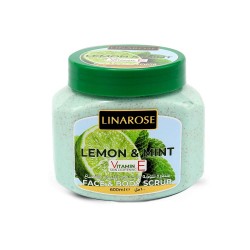 LinaRose Face & Body Scrub Gel - Lemon & mint 600 ml