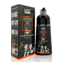 Laser White Dye Shampoo Natural Black with Argan Oil - 420 ml