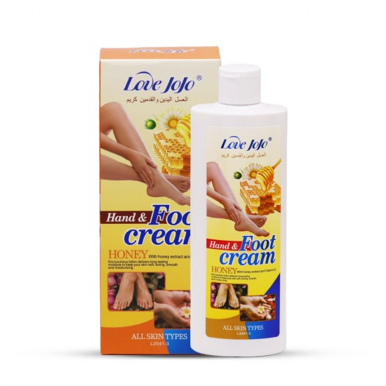 Love JoJo Hand & Foot Cream with Hony Extract & Vitamin E - 300 ml