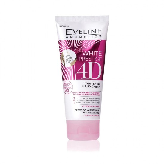 Eveline Cosmetics White Prestige 4D Whitening Hand Cream 3 in 1 - 100 ml