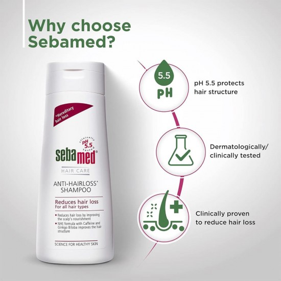Sebamed Anti-Hair Loss Shampoo for All Hairs - 200 ml